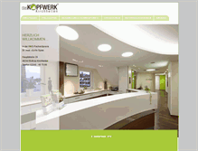 Tablet Screenshot of daskopfwerk.de